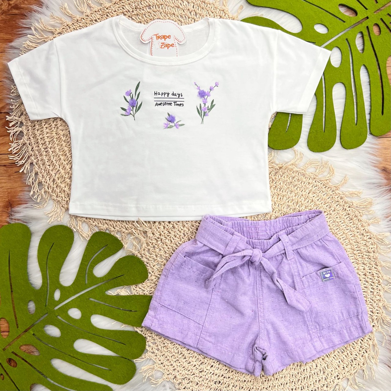Conj Happy Days Lavanda